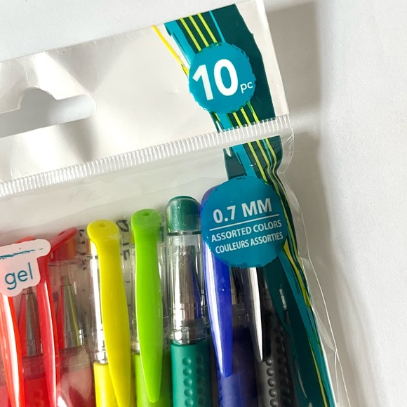 🏷️ assorted colorful writing pens set 0.7mm set of 10 pens - Picture 4 of 14